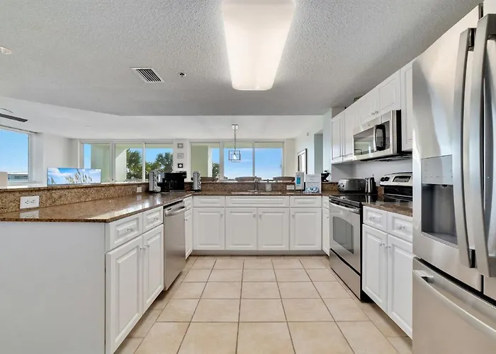 Apartment Beachclub A-201-2nd Floor Beachfront-4 Bed-4bath-luxe Condo-resort-sleeps 10 Gulf Shores